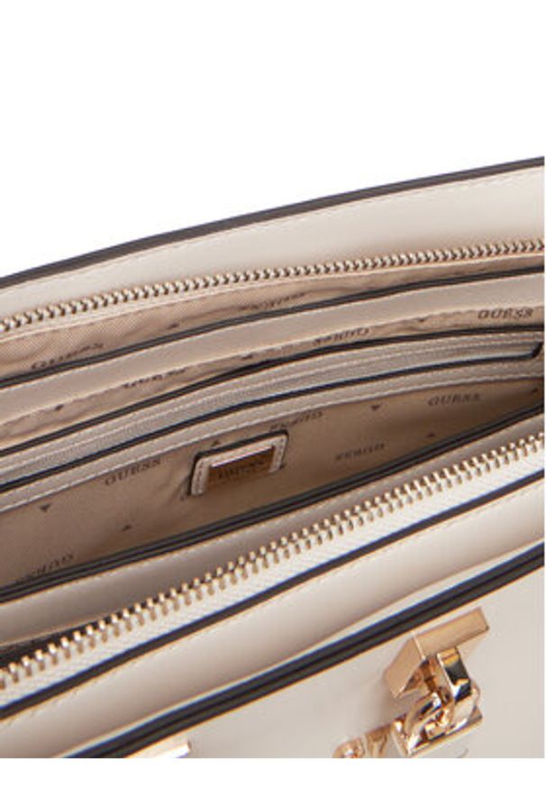 Guess Torebka Queensland HWVG96 55060 Écru. Materiał: skórzane