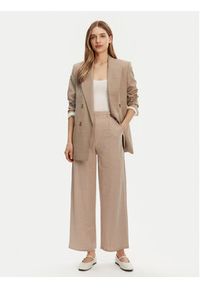 JDY Spodnie materiałowe Birdie Geggo 15320882 Beżowy Regular Fit. Kolor: beżowy. Materiał: syntetyk