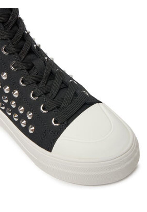 DKNY Trampki K2465213 Czarny. Kolor: czarny. Materiał: materiał