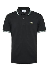 Lacoste Polo PH9875 Czarny Regular Fit. Typ kołnierza: polo. Kolor: czarny. Materiał: bawełna #8