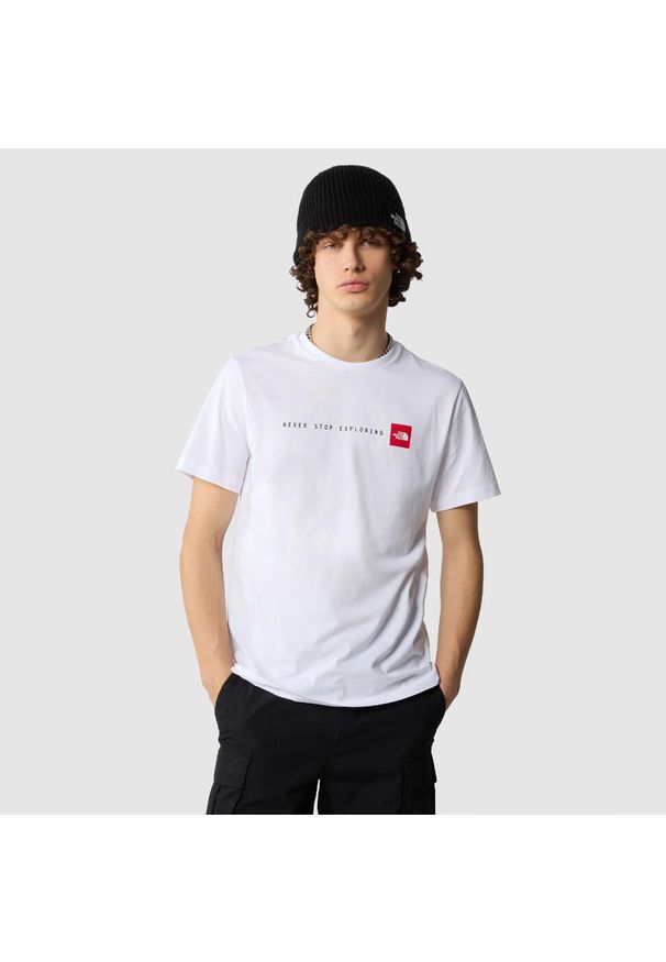 The North Face Koszulka S/S Never Stop Exploring Nf0A87Nsfn4. Kolor: biały. Długość rękawa: krótki rękaw. Długość: krótkie. Sport: turystyka piesza