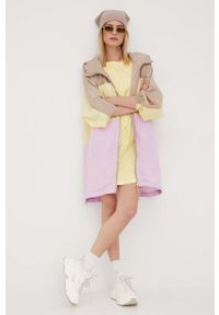 only - Only kurtka damska kolor fioletowy przejściowa oversize. Kolor: fioletowy. Materiał: poliester, materiał #6