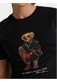Polo Ralph Lauren T-Shirt 710P00094001 Czarny Custom Slim Fit. Typ kołnierza: polo. Kolor: czarny. Materiał: bawełna #3