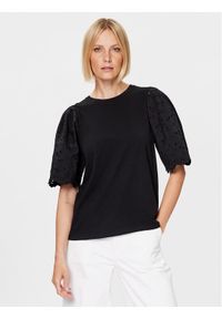 United Colors of Benetton - T-Shirt United Colors Of Benetton. Kolor: czarny. Materiał: bawełna #1