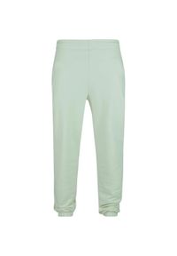 Urban Classics - Męskie Spodnie Do Biegania Ultra Heavy. Kolor: zielony. Długość: długie