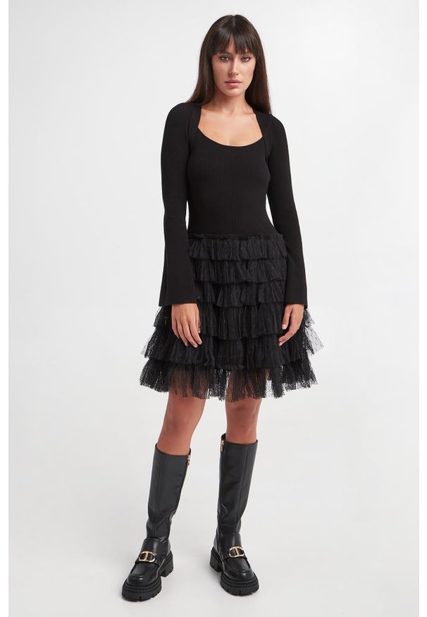 Twinset Milano - Sukienka mini TWINSET. Długość: mini