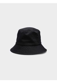 4f - Kapelusz bucket hat uniseks. Kolor: czarny. Materiał: bawełna