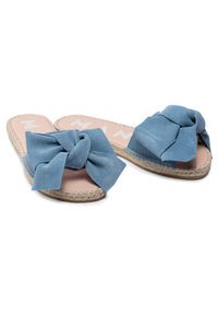 Manebi Espadryle Sandals With Bow M 3.0 J0 Niebieski. Kolor: niebieski. Materiał: zamsz, skóra #7