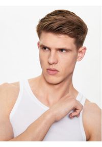 HOM Tank top 401332 Biały Regular Fit. Kolor: biały. Materiał: bawełna #3