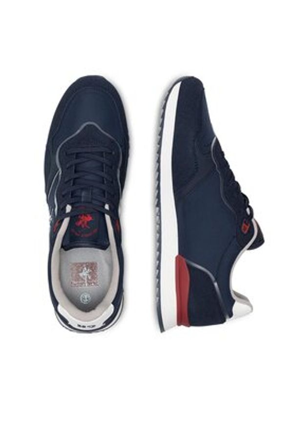 Beverly Hills Polo Club Sneakersy MP07-01433-25 Granatowy. Kolor: niebieski. Materiał: syntetyk