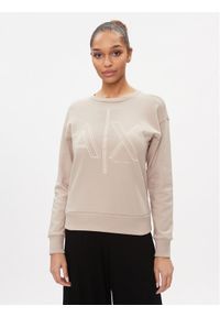 Armani Exchange Bluza 3DYM11 YJEBZ 1786 Beżowy Regular Fit. Kolor: beżowy. Materiał: bawełna #1