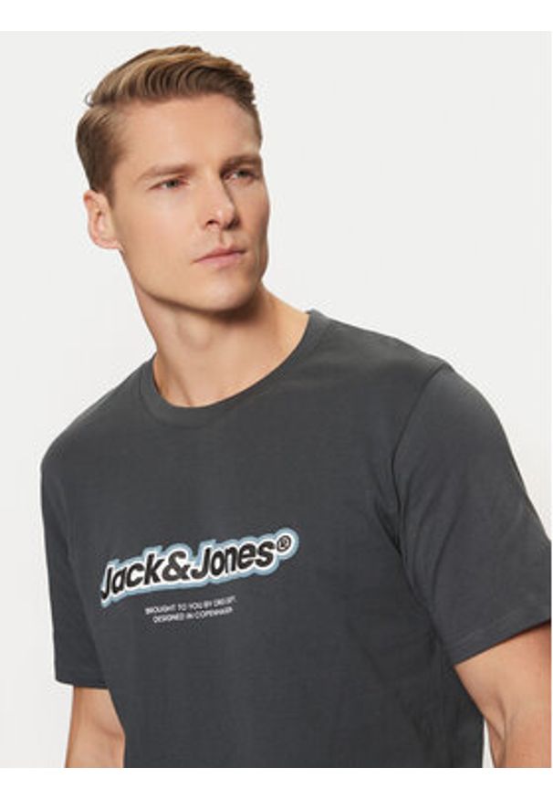 Jack & Jones T-Shirt Vesterbro 12265740 Szary Relaxed Fit. Kolor: szary. Materiał: bawełna