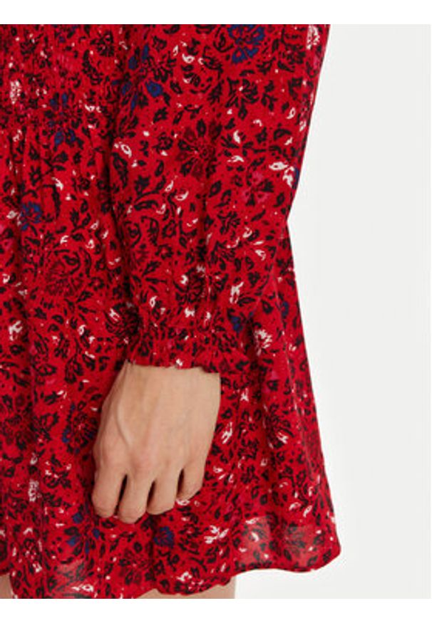 Pepe Jeans Sukienka codzienna Cecile PL953669 Czerwony Regular Fit. Okazja: na co dzień. Kolor: czerwony. Materiał: wiskoza. Typ sukienki: proste. Styl: casual