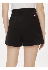Tommy Jeans Szorty materiałowe Claire DW0DW17775 Czarny Regular Fit. Kolor: czarny. Materiał: bawełna #3