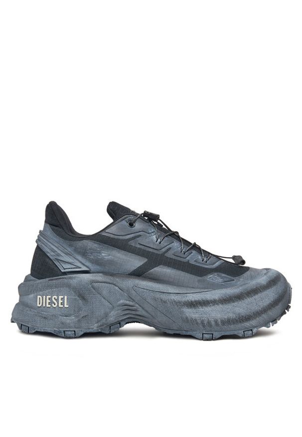 Diesel Sneakersy Y03444 P8140 T8013 Czarny. Kolor: czarny. Materiał: materiał