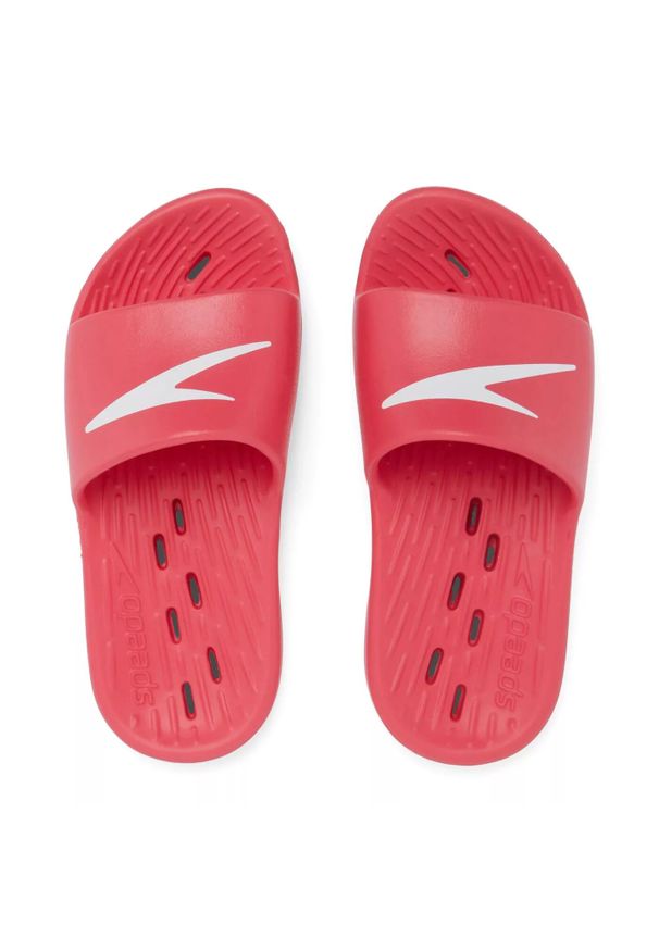 Klapki basenowe dla dzieci Speedo Slide. Kolor: czerwony. Styl: sportowy
