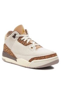 Nike Sneakersy Jordan 3 Retro (PS) DM0966 102 Beżowy. Kolor: beżowy. Materiał: zamsz, skóra