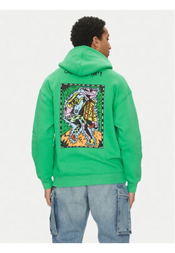 Volcom Bluza Bob Mollema 1 A4112505 Zielony Loose Fit. Kolor: zielony. Materiał: bawełna