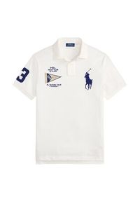 Polo Ralph Lauren Polo 710B21921003 Biały Regular Fit. Typ kołnierza: polo. Kolor: biały. Materiał: bawełna #5