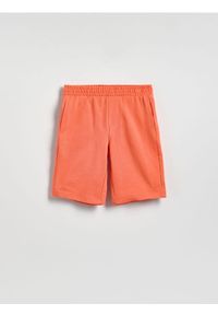 Reserved - Bawełniane szorty bermudy - pomarańczowy. Kolor: pomarańczowy. Materiał: bawełna