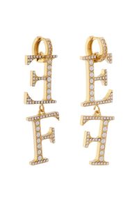 Elisabetta Franchi Kolczyki OR-17K-52E2-V260 Złoty. Materiał: metalowe. Kolor: złoty