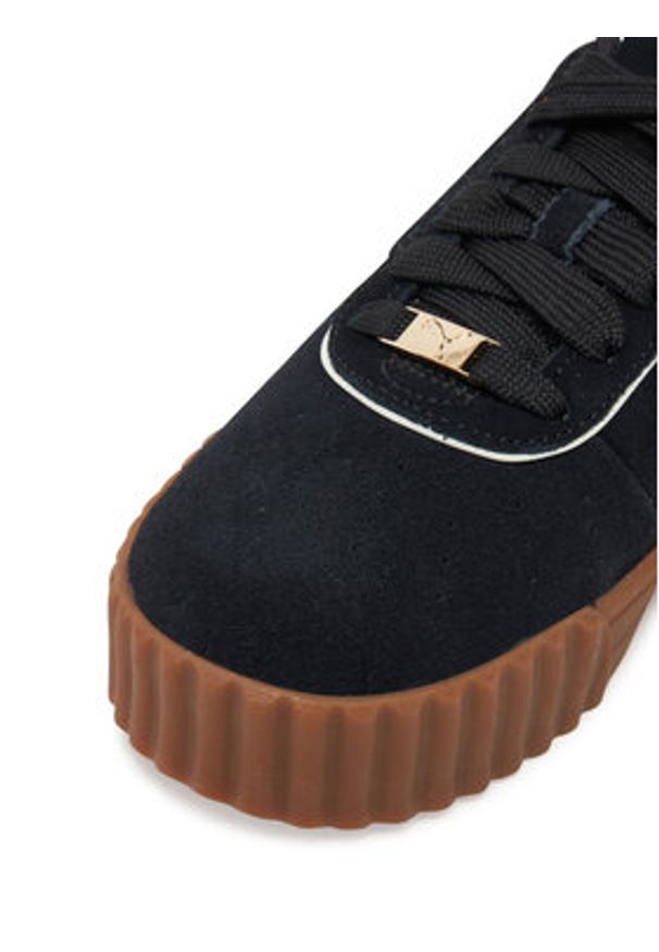 Puma Sneakersy Carina 3.0 Luxe SD 400725 03 Czarny. Kolor: czarny. Materiał: skóra, zamsz