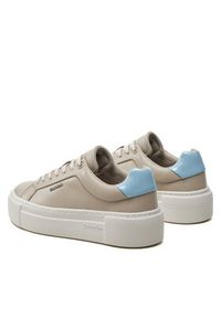 Calvin Klein Sneakersy Ff Cupsole Lace Up W/Ml Lth HW0HW02118 Beżowy. Kolor: beżowy. Materiał: skóra #5
