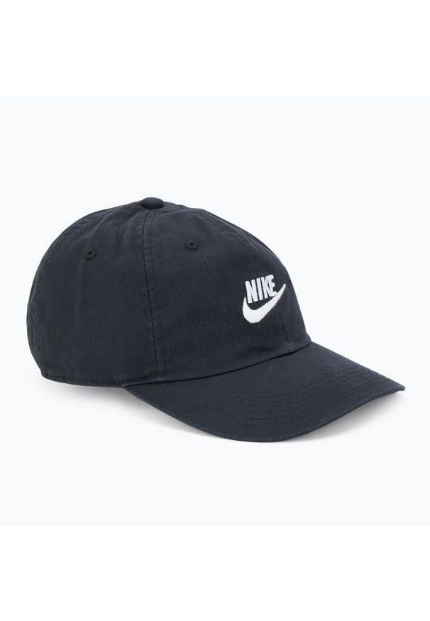 Czapka z daszkiem dziecięca Nike Club Unstructured Futura Wash. Kolor: biały