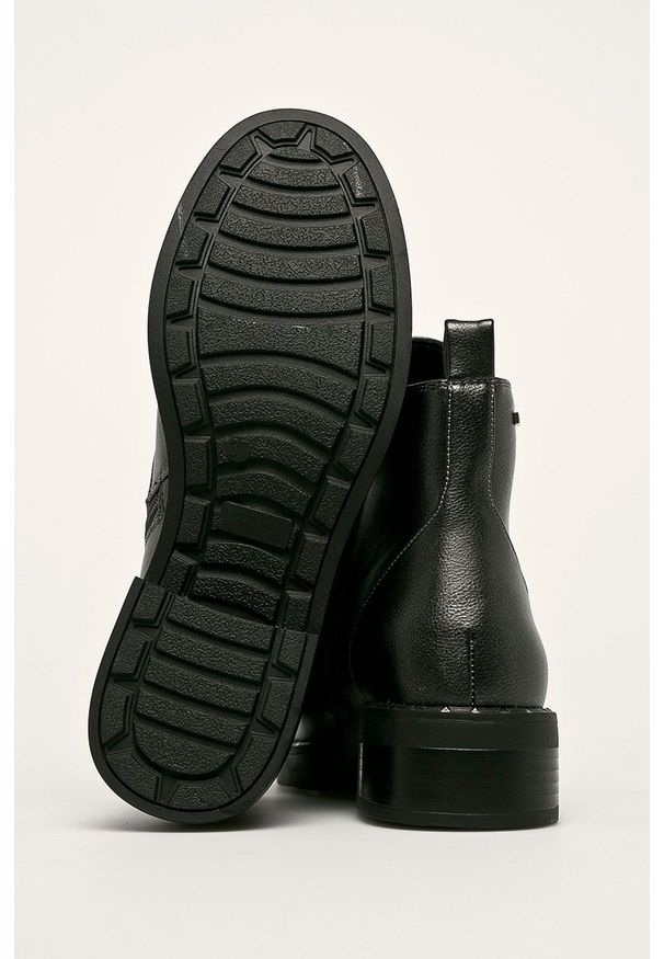 Cross Jeans - Botki. Zapięcie: sznurówki. Kolor: szary