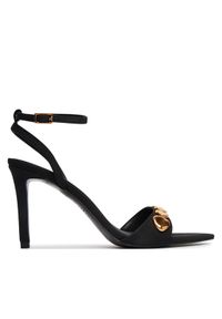 Aldo Sandały Leara 14298695 Czarny. Kolor: czarny. Materiał: materiał #1