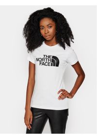 The North Face T-Shirt Easy Tee NF0A4T1Q Biały Slim Fit. Kolor: biały. Materiał: bawełna #1