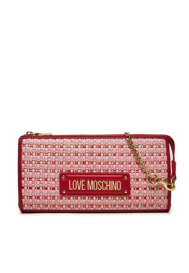 Love Moschino - LOVE MOSCHINO Torebka JC4348PP05K60500 Czerwony. Kolor: czerwony. Materiał: skórzane