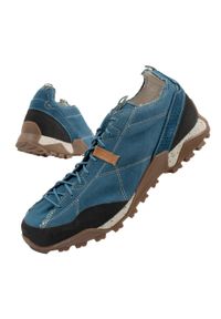 Buty trekkingowe męskie Aku Nativa Canvas. Kolor: niebieski. Sport: turystyka piesza #1
