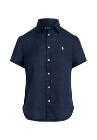 Polo Ralph Lauren Koszula 211973366506 Granatowy Regular Fit. Typ kołnierza: polo. Kolor: niebieski. Materiał: len #11
