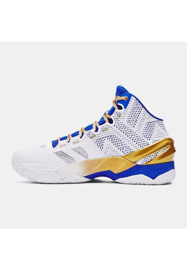Buty halowe Under Armour Curry 2. Kolor: wielokolorowy, żółty. Sport: koszykówka