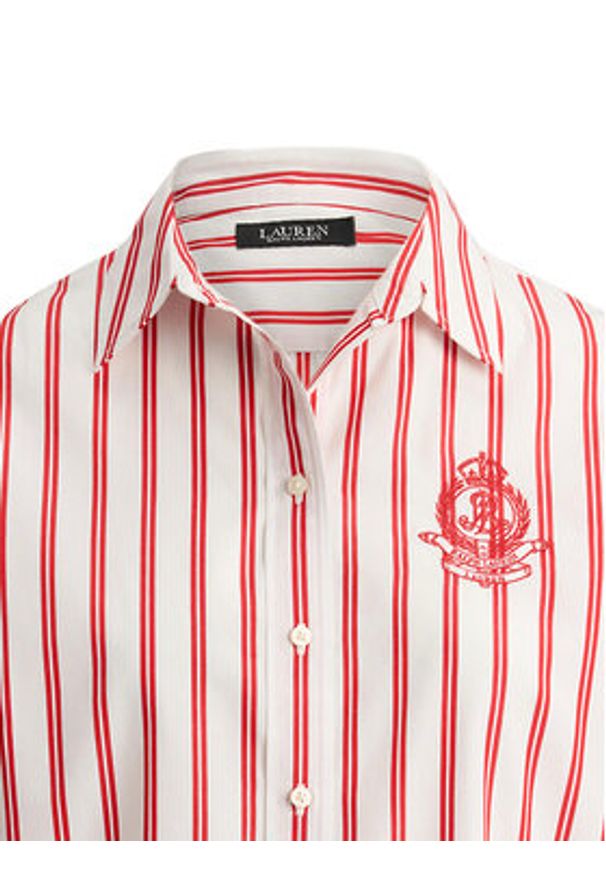 Lauren Ralph Lauren - LAUREN RALPH LAUREN Koszula 200P08746002 Czerwony Relaxed Fit. Kolor: czerwony. Materiał: bawełna