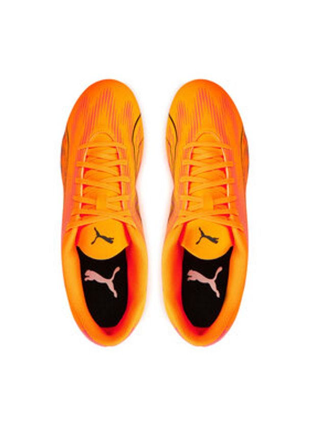 Puma Buty do piłki nożnej Ultra Play Fg/Agck 107763-03 Żółty. Kolor: żółty. Materiał: materiał