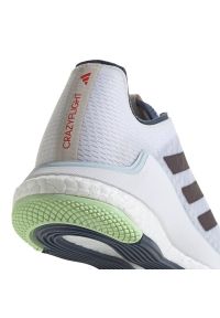 Adidas - Buty do siatkówki adidas Crazyflight W IG3968 białe. Zapięcie: sznurówki. Kolor: biały. Materiał: syntetyk, guma, tkanina. Szerokość cholewki: normalna. Sport: siatkówka