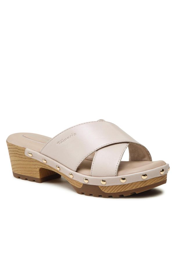 Klapki Tamaris 8-87301-20 Beige 109. Kolor: beżowy