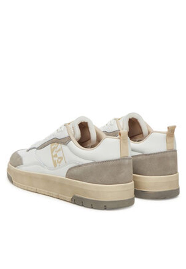 Napapijri Sneakersy Dust NP0A4IQZ Biały. Kolor: biały. Materiał: skóra