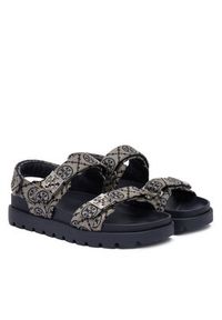 Tory Burch Sandały 184016 Granatowy. Kolor: niebieski. Materiał: materiał #6