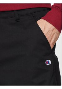 Champion Spodnie materiałowe 220013 Czarny Wide Fit. Kolor: czarny. Materiał: bawełna #4