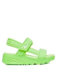 skechers - Sandały Skechers. Kolor: zielony