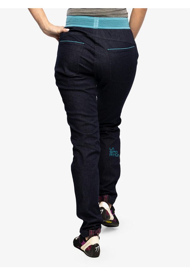 LA SPORTIVA - Spodnie wspinaczkowe damskie La Sportiva Miracle Jeans. Kolor: czarny. Materiał: jeans