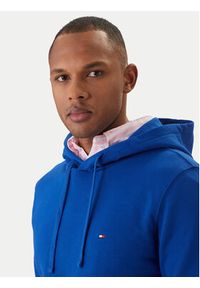 TOMMY HILFIGER - Tommy Hilfiger Bluza Essential MW0MW37235 Niebieski Regular Fit. Kolor: niebieski. Materiał: bawełna #4