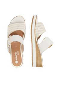 Remonte Klapki CEO-D6463-80 Écru. Materiał: skóra, syntetyk #7