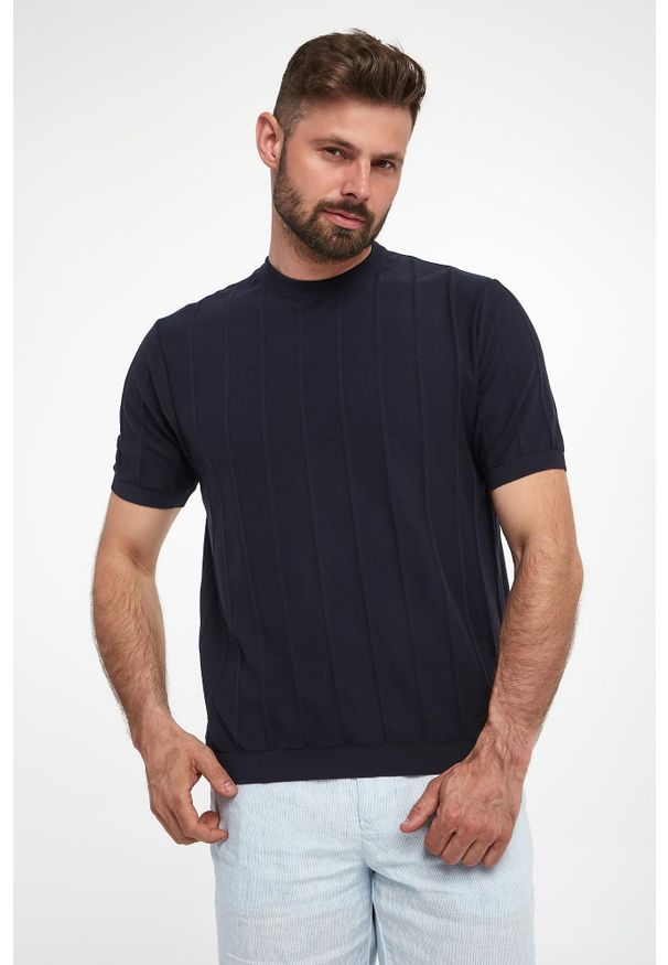 PAUL & SHARK - Sweter męski z krótkim rękawem PAUL&SHARK. Długość rękawa: krótki rękaw. Długość: krótkie