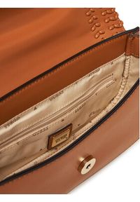 Guess Torebka Tatum HWNG96 67210 Brązowy. Kolor: brązowy. Materiał: skórzane