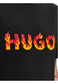 Hugo T-Shirt Danda 50504542 Czarny Regular Fit. Kolor: czarny. Materiał: bawełna #3