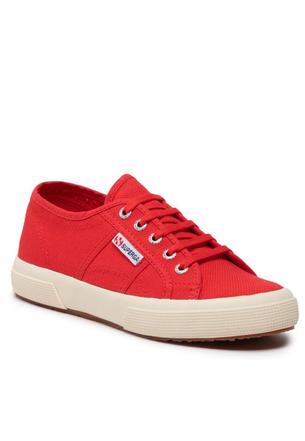 Superga Tenisówki S003J70 Czerwony. Kolor: czerwony. Materiał: materiał